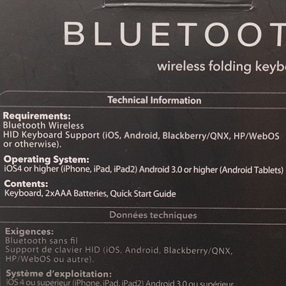 Bluetooth Mobile Keyboard - Picture 3 of 12